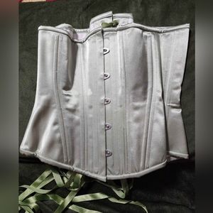 Timeless Trends Satin Corset, Hourglass Silhouette